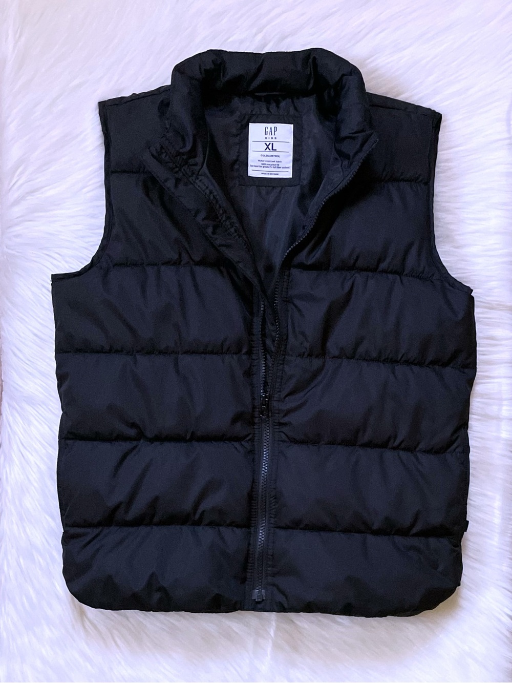 Gap Kids Boys’ Puffer Vest In Black